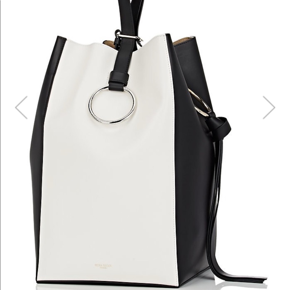 ♦️ NINA RICCI Totem PM Leather Tote Bag